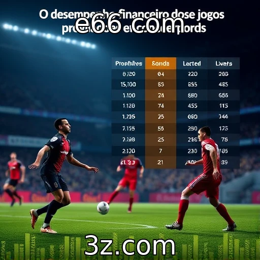 Desempenho financeiro de provedores de jogos